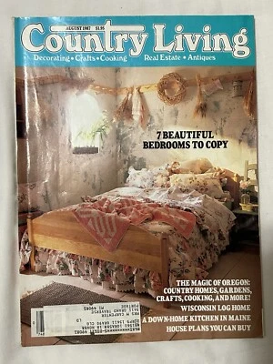 Country Living Magazine August 1987 – Vintage Home Decor Issue - Image 1 of 4