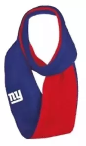 Nueva con etiquetas NFL New York Giants Bufanda Tejida Bufanda Infinity Loop Reversible Forever Coleccionables - Imagen 1 de 4