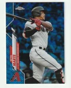 Tarjeta #151 Topps 2020 cromada Ketel Marte refractor de onda azul/75 Diamondbacks - Imagen 1 de 2