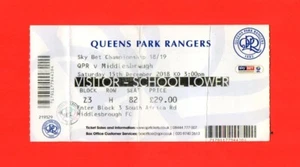 2018/19 QUEENS PARK RANGERS 2-1 MIDDLESBROUGH CHAMPIONSHIP 15.12.18 QPR - Picture 1 of 2