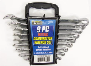 Power Pro Craft Combination wrench 9 Piece Set Metric CW9M - Picture 1 of 1