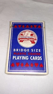 ECKERD DROGS Tamaño Puente Recubierto de Plástico JUGAR CARTAS STARDUST NU-VUE Baraja Luna - Imagen 1 de 10