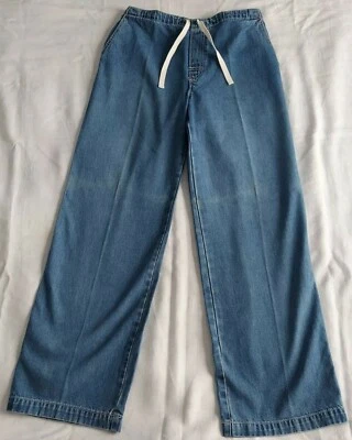 Pantalones de mezclilla vintage Gap Tack talla 14 azul con cordón calce relajado  Foto 1 de 4