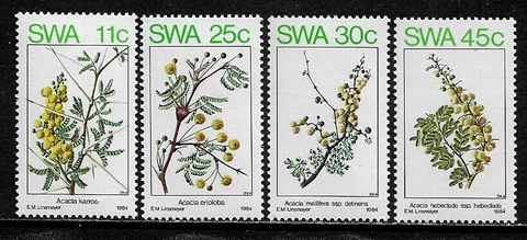 South West Africa #532-5 MNH Set - Spring Flowers Cover