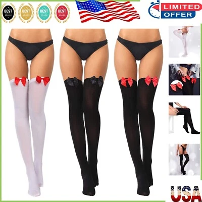 Elegantes muslos altos - 3 pares en colores elegantes para uso diario y disfraces Foto 1 de 4