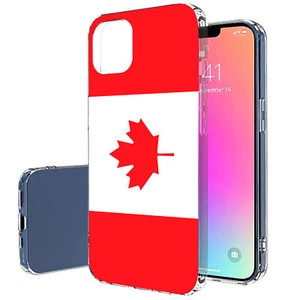 TalkingCase Slim Case for Apple iPhone 14 Pro Max,Flag Canada Print, USA - Picture 1 of 7