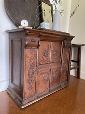 ANTIQUE SINGER TREADLE CARVING SEWING MACHINE DRAWING CABINET STYLE. 