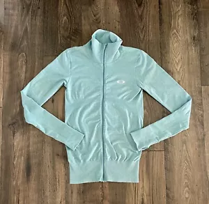 Suéter Oakley con cremallera completa para mujer verde mediano - Imagen 1 de 5