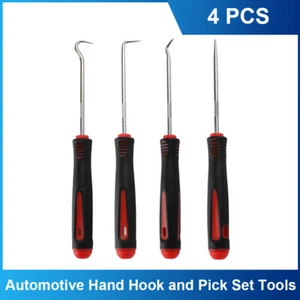 4x Pick and Hook Set O Ring Seal Removal Gaskets Precision Grip Alloy Steel Tool - Picture 1 of 16