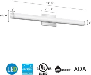 Lithonia Lighting FMVCSLS 36IN MVOLT 30K35K40K 90CRI KR M4 Vanity - Picture 1 of 5