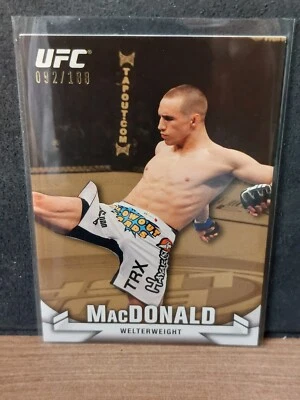 Rory MacDonald #91 2013 Topps UFC Knockout Gold #092/188 - Image 1 of 2