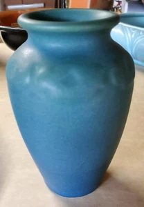 Handsome Antique Rookwood Arts Crafts Cabinet Vase "XVI" 1916 #2109 Matte Blue - Picture 1 of 4