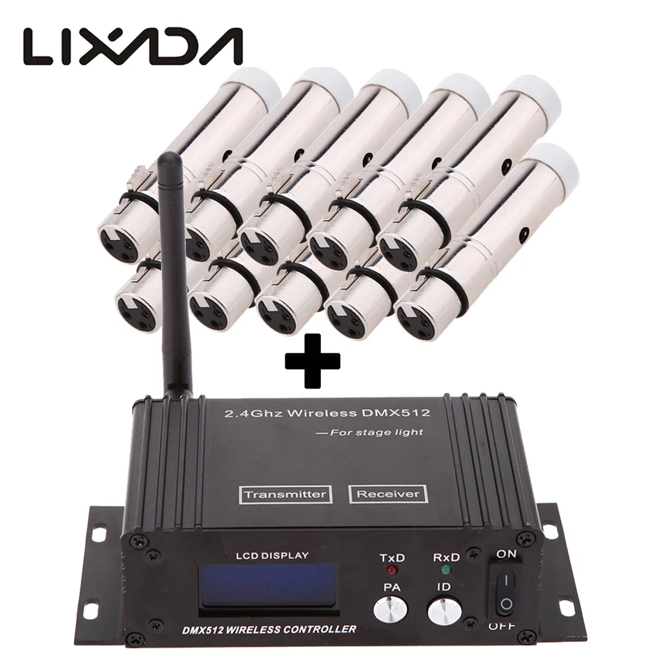 2.4G Wireless DMX512 Controller Transceiver Repeater Kits For Stage Light N0Q6 - Image 1 of 1