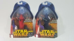 (2) Star Wars Revenge Of The Sith Senate Security Royal Guards Blue & Crimson - Picture 1 of 10