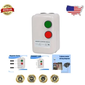 User-Friendly Magnetic Starter with Touch Control - 7.5HP 220V Motor Solution - Picture 1 of 8