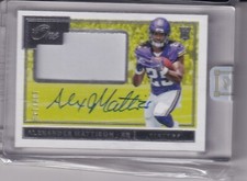 Alexander Mattison 2019 Panini One Patch Rc On Card Auto (108/149)