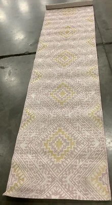 Tapete com defeito rosa/ouro 2'-2" x 9'-0", preço reduzido 1172671198 CY8548-56221-29 - Imagem 1 de 3