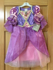 NWT Disney Store Rapunzel Costume Gown Dress Princess Tangled 4,5/6 - Picture 1 of 4