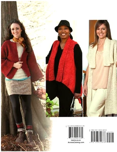 RARE/ANNIE'S/Unconstructed Cardigans/Leaflet/Crochet Pattern INSTRUCTIONS ONLY - Picture 1 of 2