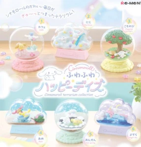 RE-MENT Sanrio Cinnamoroll Terrarium Sammlung Fuwafuwa Happy Days 6er Pack in BOX - Bild 1 von 10