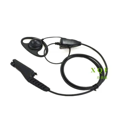 D-Shape PTT Earpiece for Motorola R7 R7a APXN30 APXN50 APXN70 MXP600 ION Radio - Image 1 of 4