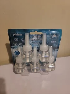 Nuevo paquete de 5 recambios de aceite enchufables perfumados Glade - Snow Much Fun EDICIÓN LIMITADA - Imagen 1 de 1