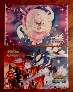 Rare 2014 Nintendo3DS Pokemon Alpha Sapphire, Omega Ruby 2- sided poster, new - Picture 1 of 1