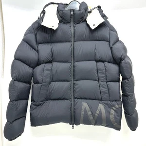 MONCLER WILMS Apparel Outerwear Hooded Short Zip-up Down jacket Nylon Black - Picture 1 of 17