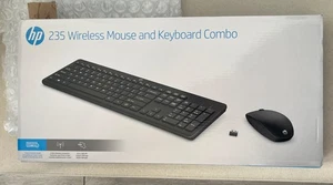 HP 235 Wireless Keyboard and Mouse Combo UK Layout Black 1Y4D0UT#ABU - Picture 1 of 1