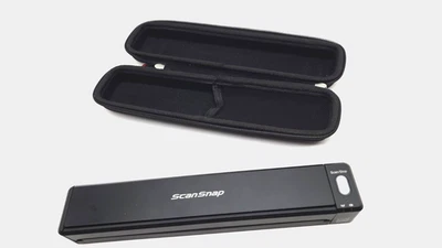 Fujitsu/Ricoh ScanSnap ix100 mobile scanner+case, used, tested,BATTERY AS IS, NR - Image 1 of 4