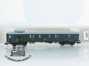 MG1407 Escala N FLEISCHMANN 8740 K Gepäckwagen Pw 4üe 643-011 der DR - OVP - Imagen 1 de 14
