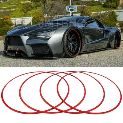 Anillos protectores de llanta de aluminio para Infiniti G35 G37 4 piezas Foto 1 de 4