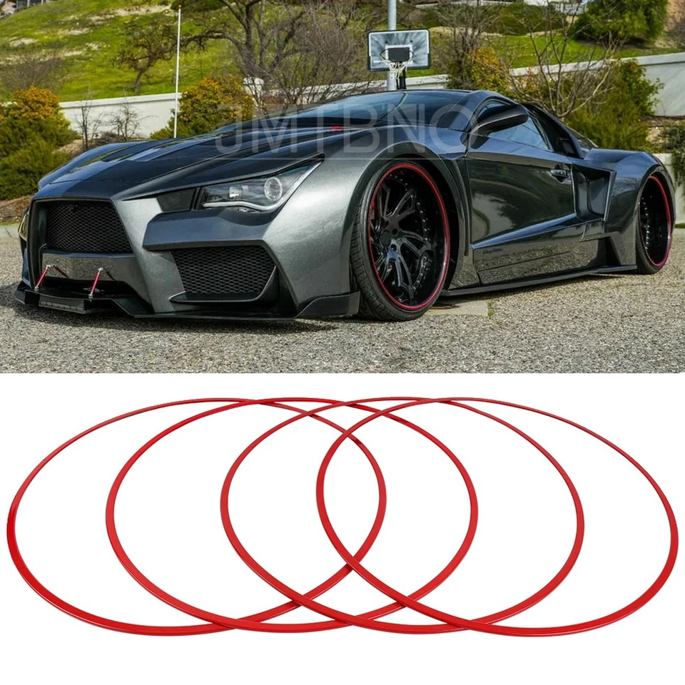 Для Infiniti G35 G37 4 шт алюминиевые защитные кольца обода колеса ступицы обода - Изображение 1 из 4