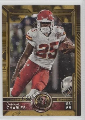 2015 Topps Topp 60 Gold /2015 Jamaal Charles #350 - Image 1 of 2