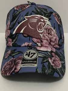Carolina Panthers NFL Football '47 Clean Up Floral Flower Strapback Mütze Damen - Bild 1 von 10