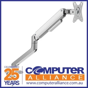 17"-32" Brateck Single Economical Spring-Assisted Monitor Arm Silver - Picture 1 of 2
