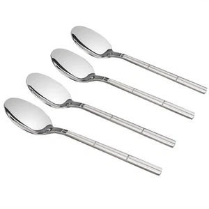 Edelstahl Besteck Dessertlöffel, 12er Set - Bild 1 von 7