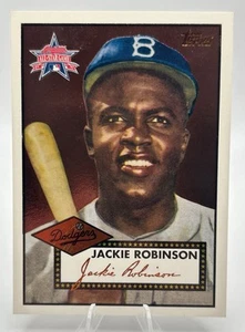 1997 ALLSTAR GAME TRIBUTE JACKIE ROBINSON BASEBALL CARD BROOKLYN DODGERS #2 - Foto 1 di 3