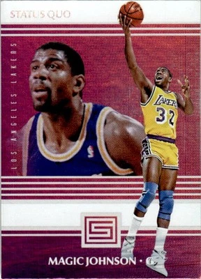 2017-18 Panini Status #10 Magic Johnson Status Quo - Image 1 of 2