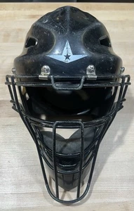 Preowned All-Star System Baseball Catchers Helmet Size 6 1/4 - 7 MVP2310 Black - Picture 1 of 7