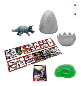 Jurassic World Rebirth Captivz Build N Battle Sinoceratops w/ Card, Slime, Egg - Picture 1 of 3