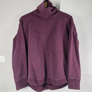 Sudadera Athleta Mujer Pequeña Púrpura Acogedora Karma Cuello Embudo Pullover Informal - Imagen 1 de 13