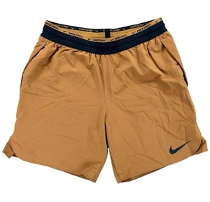 Nike Pro Dri-Fit Training Shorts Size M Flex Rep Pro Brown DD1700-270 - Picture 1 of 7