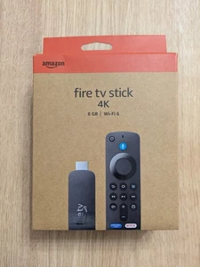Amazon Fire Stick 4K Ultra HD - Alexa Voice Remote - TV Media Player - 2024 - Picture 1 of 7