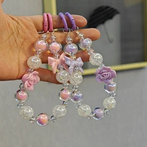 Handmade Phone Charm Rope Anti-lost Phone Choker Bag Charm Rope Mobile Phone - Photo 1 sur 22