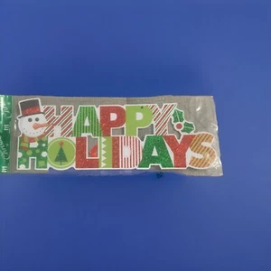 Creative Converting Happy Holidays Glitter Hanging Sign - Picture 1 of 1