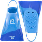 Cressi Pura Pocket Silicone Swimming Snorkelling Fins Blue/Azure S Small Flipper