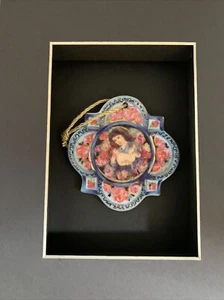 EDNA HIBEL "The Christmas Rose" 1992 Porcelain CHRISTMAS Ornament #558 PictureBx - Picture 1 of 8