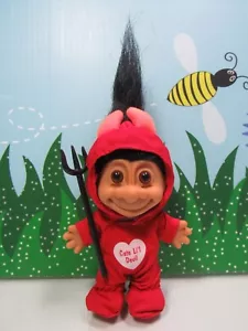 VALENTINE "CUTE LI'L DEVIL" DEVIL (#4)- 5" Russ Troll - NUOVO STOCK NEGOZIO CON DIFETTO - Foto 1 di 9