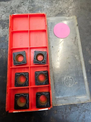 Cantidad 6 insertos de carburo Sandvik SCMT 433 PM SCMT120412-PM 12085640 4225 grado Foto 1 de 2